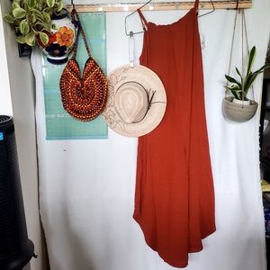 CATO NWT resort wear jumpsuit with adjustable straps bathing suit cover beach M